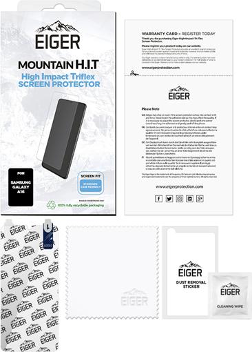 Immagine prodotto Eiger Display-Folie (1er-Pack) Mountain H.I.T Clear (1 Pezzo/i, Samsung Galaxy A16 5G)