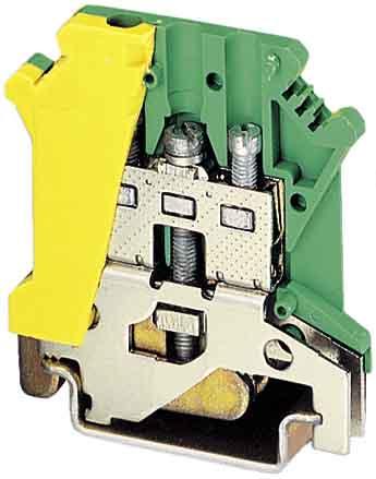 Produktbild Phoenix Contact Phoenix Schutzleiter-Reihenklemme USLKG 4-1 Gruen-Gelb-