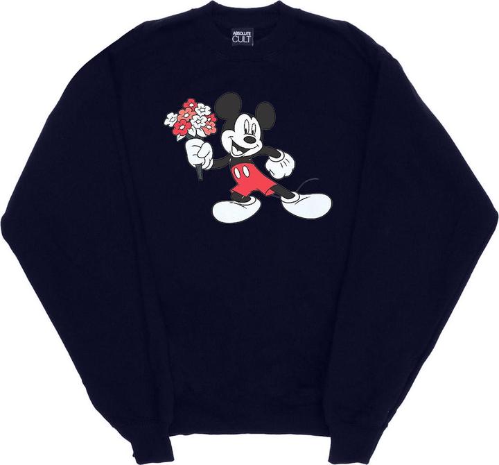 Disney Mickey Mouse Flower Sweatshirt (L)