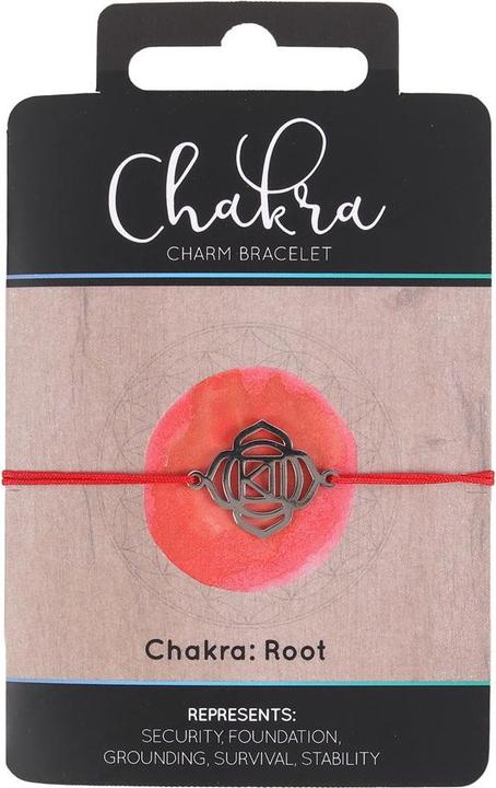 Actual product image Something Different Root Chakra Charm Bracelet (100% synthetic material)
