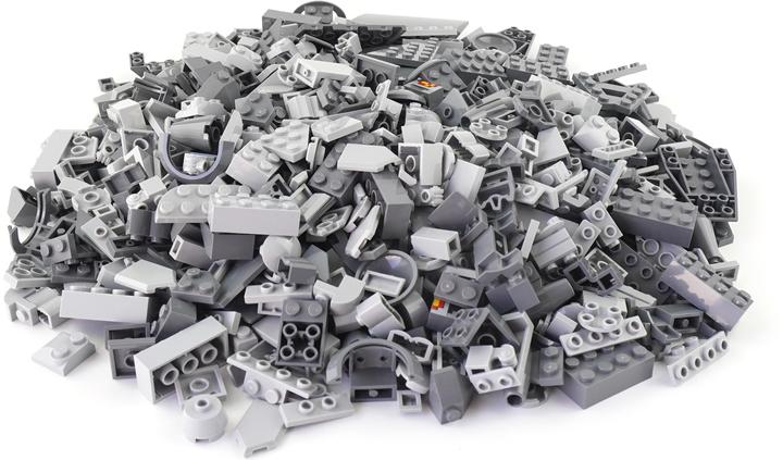Produktbild LEGO Steine Hellgrau/Dunkelgrau gemischt (LEGO Zubehör)