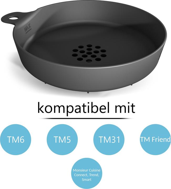 Produktbild Mixle Die Spätzlereibe kompatibel mit Thermomix TM6, TM5, TM31, TM Friend & Monsieur Cuisine Connect, Tren