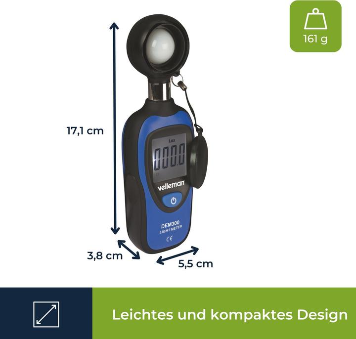 Actual product image Velleman Luxmeter