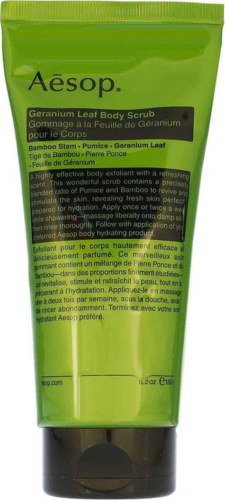 Image du produit Aesop Gommage pour le corps à la feuille de géranium (180 ml)