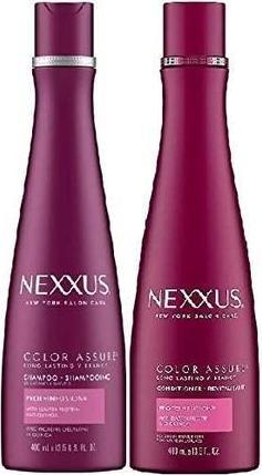 Image du produit Aloxxi Nexxus Color Assure Shampoo and Conditioner 400ml - Pack of 2 Large Bottles (400 ml)