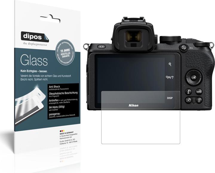 Dipos Displayschutz Anti-Shock (Displayschutz, Nikon Z50)