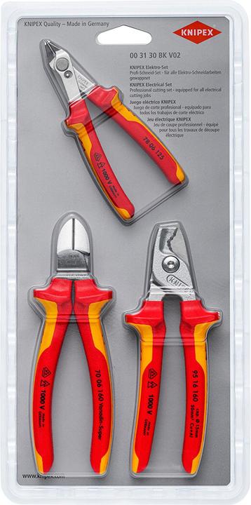 Produktbild Knipex VDE Schneidset 3-teilig (166 mm)