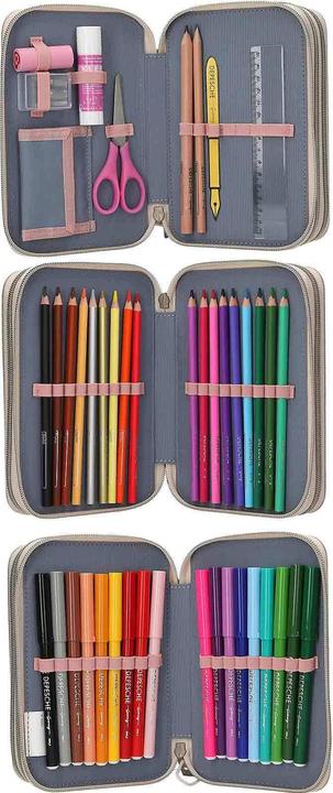 Produktbild Depesche Miss Melody 3-Fach Federtasche Poppy Sand