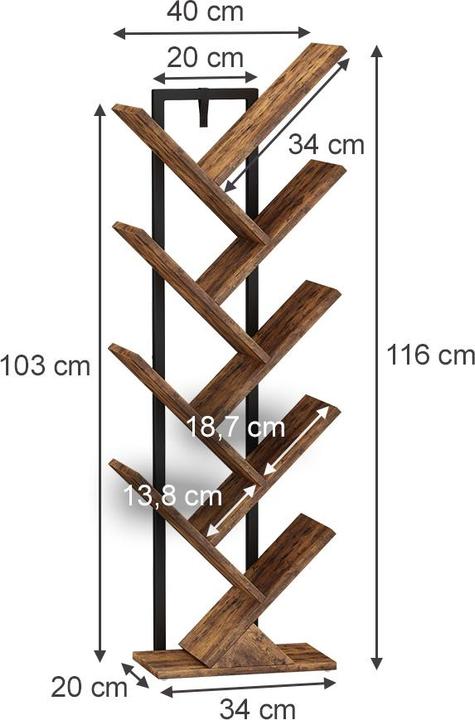 Produktbild Vicco Fyrk (40 x 20 x 116 cm)