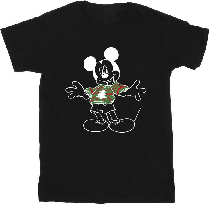 Disney Mickey Mouse Xmas Jumper TShirt (L)