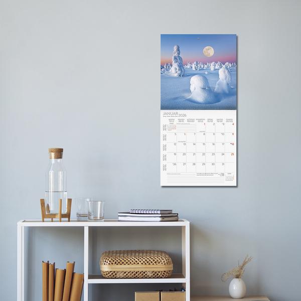 Produktbild Der groe Mondplaner 2026 (30 x 60 cm, Harter Einband, Französisch, Englisch)