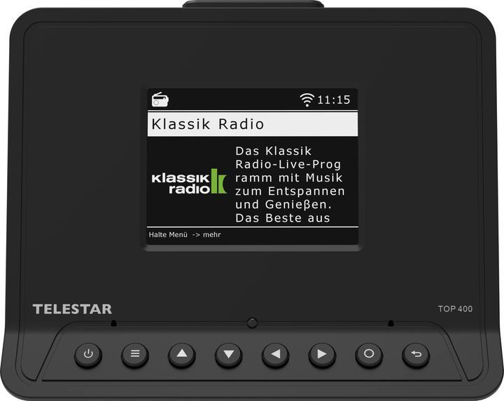 Actual product image Telestar TOP 400 DAB+ Internetradio-Adapter schwarz (DAB+, Web radio, FM, Wi-Fi, Bluetooth)