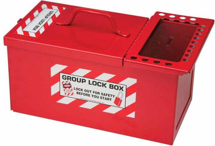 Brady Combined lock storage/group lock box - small, powder-coated Hoc