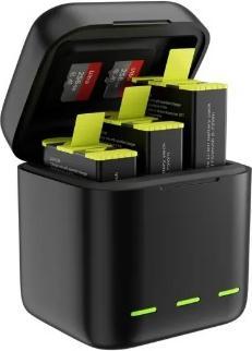 Image du produit Telesin Chargeur de batterie et boîte de stockage (Hero 10, Hero 9 Noir)