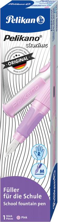 Produktbild Pelikan Füllhalter o structure P480M, pink Schaft mit Rillenstruktur, ergonomische Soft-Griffzone (Pink, 1 x)