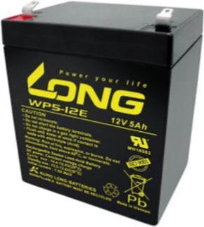Kung Long WP 5-12E-F2 - Lead-fleece battery 12 V 5 Ah - 5,000 mAh (12 V, 5000 mAh)