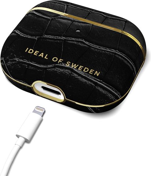 Produktbild iDeal Of Sweden Designer Hard-Cover Jet Black Croco (Kopfhörer Hülle)