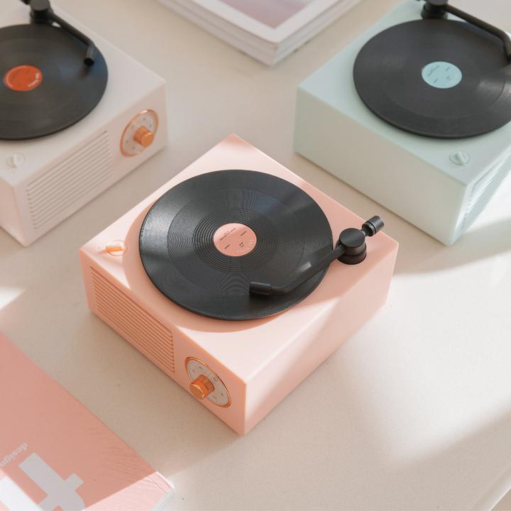 Image du produit PhoneLook Enceinte vintage Bluetooth vinyle rétro tourne-disque