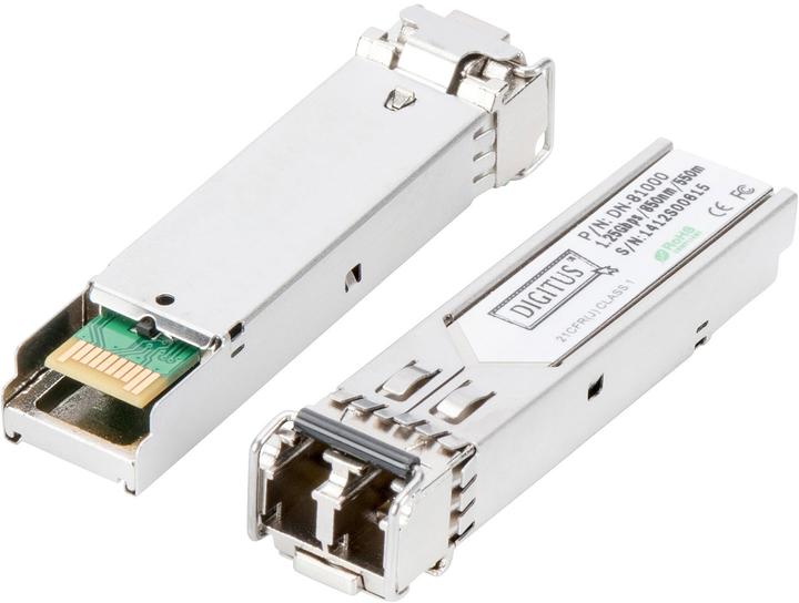 Image du produit Digitus Module mini GBIC (SFP) compatible avec HP-HPE, 1,25 Gbit/s, 0,55 km