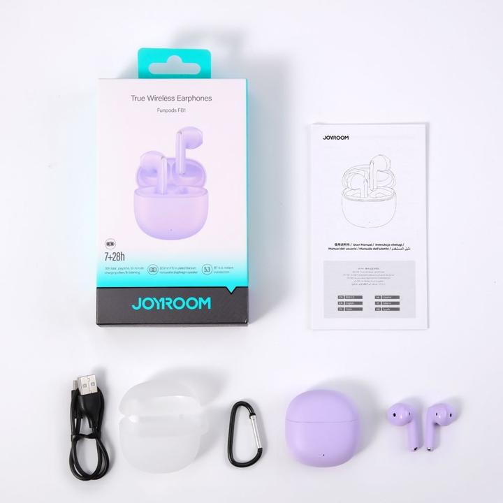 Actual product image Joyroom Funpods JR-FB1 (No noise cancelling, 7 h, Wireless)