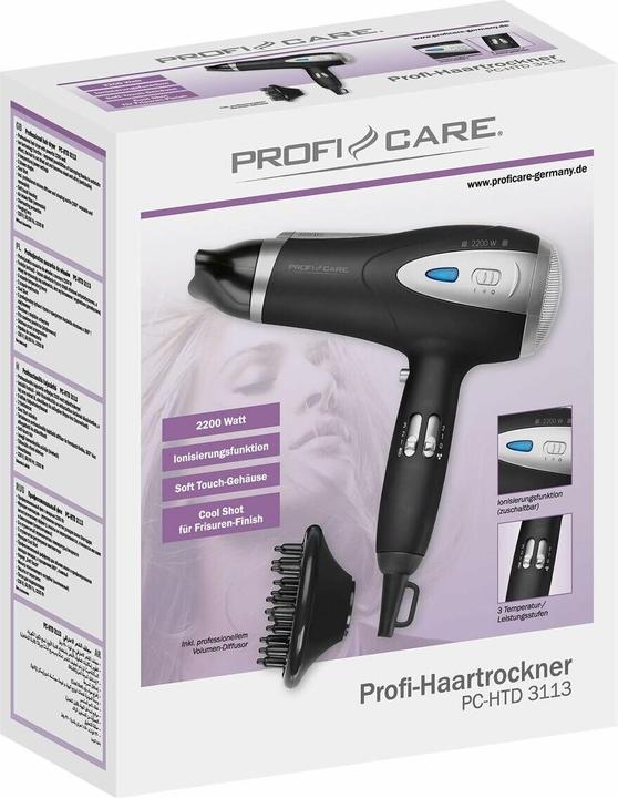 Image du produit Profi-Care PCA PC-HTD 3113 Sèche-cheveux s