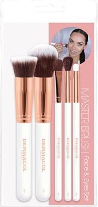Dermacol Rose Gold D51. D55. D81. D82. D83 Cosmetic Brush Set (Set)