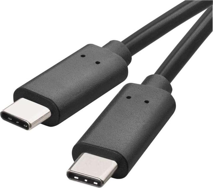 Produktbild Emos USB Kabel 2.0 C Stecker - USB C Stecker 2m, schwarz (2 m, USB 2.0, 100 W)