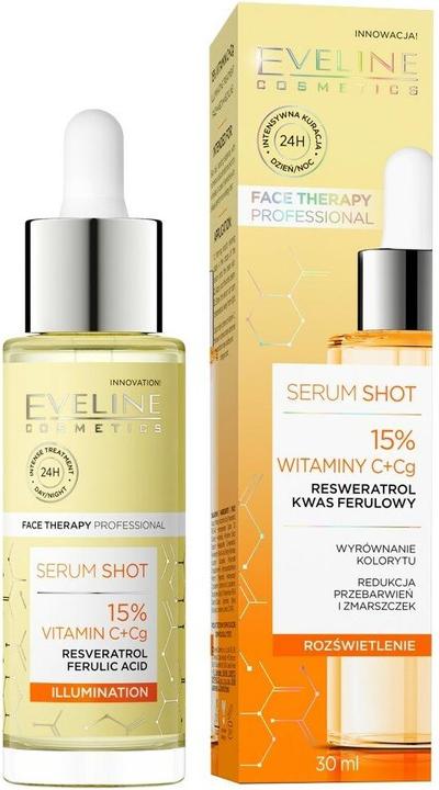 Produktbild Eveline Serum Shot 15% Vitamin C + Cg Illuminating Face Treatment 30Ml (30 ml)