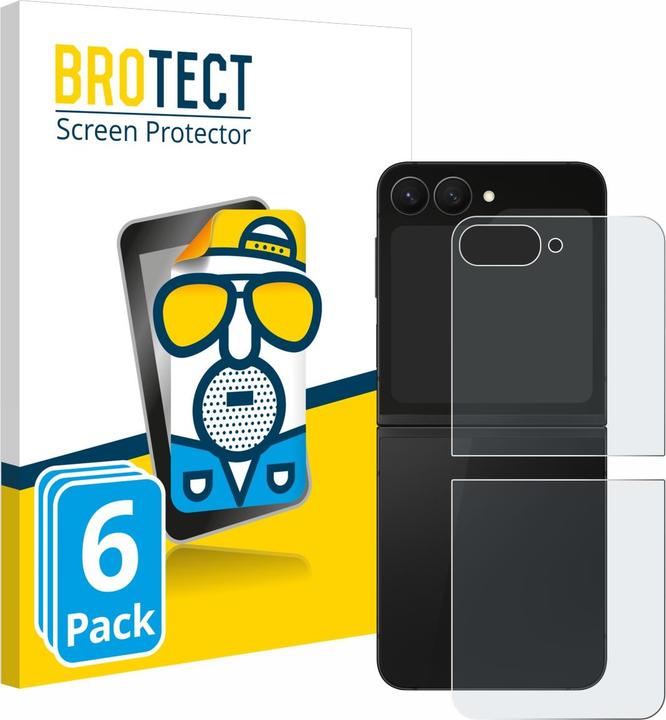 Actual product image BROTECT Protector Anti-Glare (6 Piece, Samsung Galaxy Z Flip 7 FE)
