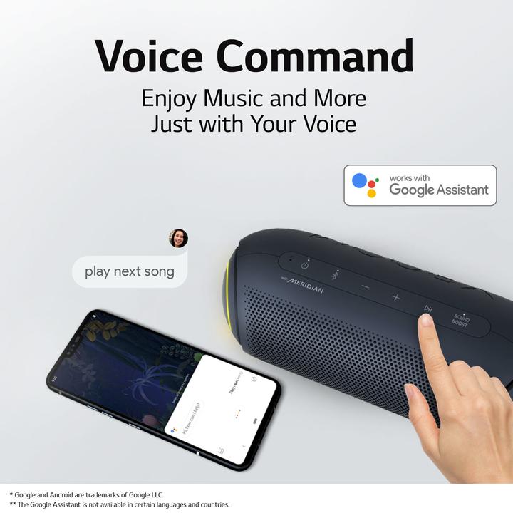 Actual product image LG XBoom Go PL7 (24 h, Rechargeable battery operated, USB power delivery)