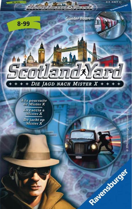 Actual product image Ravensburger Scotland Yard - The hunt for Mister X (German, French, Italian)