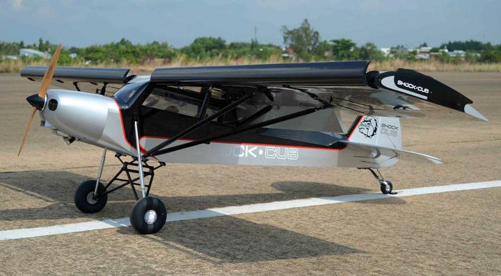 Immagine prodotto Seagull Models shock cub 35-55cc-102" argento (Elicottero in scala)
