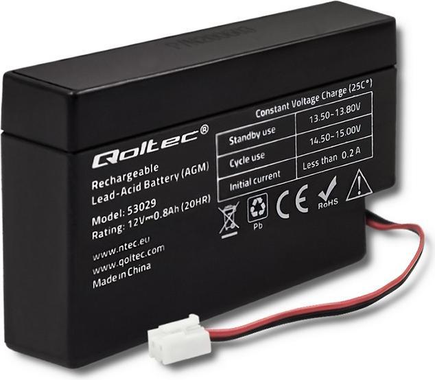 Produktbild Qoltec 53029 (12 V, 800 mAh)
