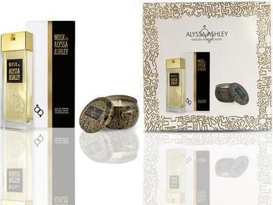 Immagine prodotto Alyssa Ashley Set regalo Muschio Eau Parfumée 50ml con candela (Set profumo)