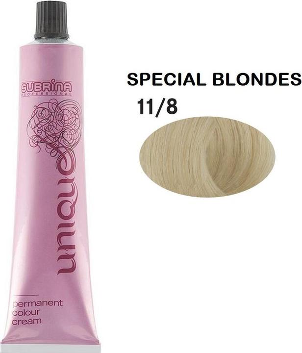 Subrina Professional Unique Permanent Hair Dye 118 Special Blond Matt - 100 Ml