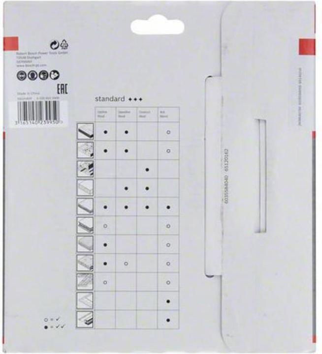 Produktbild Bosch Professional Zubehör PRO Wood Kreissägeblatt, 160 x 2.2 x 16 mm