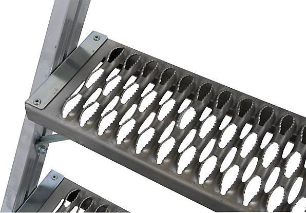 Actual product image Krause Mobile safety steps with R13 anti-slip properties (Platform ladder)