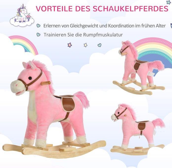 Image du produit Jamb Cheval à bascule rose
