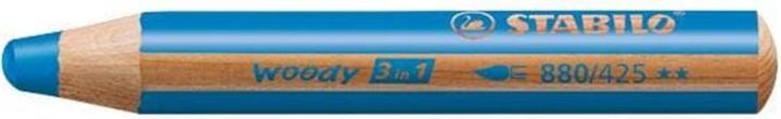 Image du produit STABILO woody 3 en 1 crayon de couleur (Bleu moyen, 1 x)