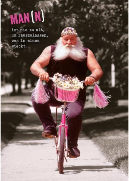 Immagine prodotto Biglietto di compleanno L'uomo non è mai troppo grande - Maxi biglietto A4 (1 pz.)