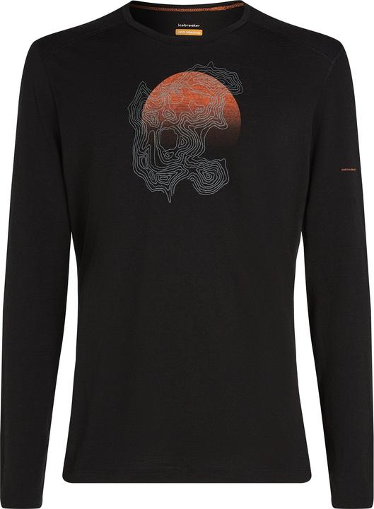Actual product image Icebreaker Merino 200 Oasis L/S Crewe Ruapehu Round (M)