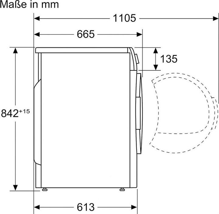 Actual product image Siemens iQ700 (9 kg, Right, CH plug)