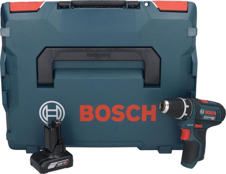 Image du produit Bosch Professional Bosch GSR 12V-15 Professional Perceuse-visseuse sans fil avec boîtier L-Boxx + 1x Batterie GBA 6,0 A (Fonctionnement sur batterie)