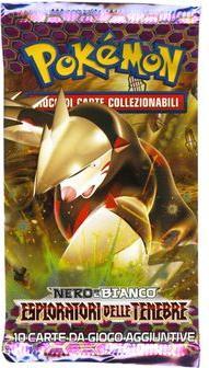 Actual product image Pokémon Black & White Dark Explorers Booster - IT (Italian, Booster display)