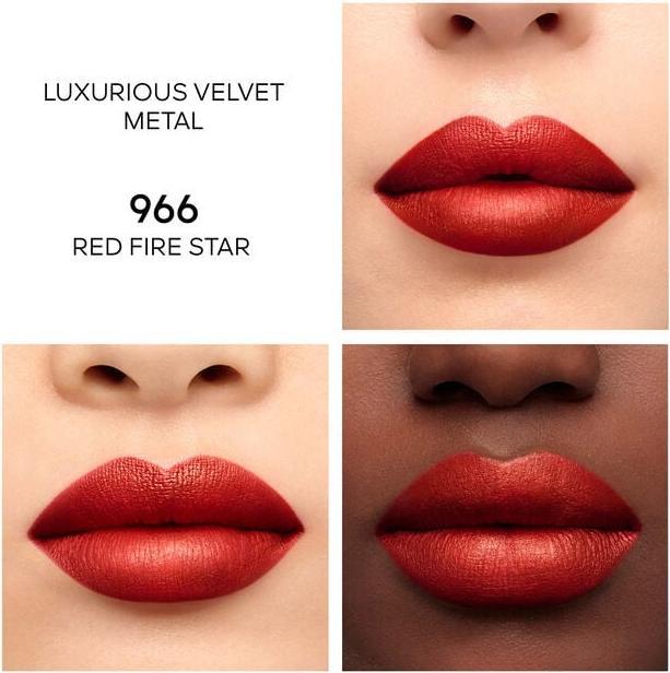 Image du produit Guerlain Rouge à lèvres Orchidée Rouge Teinte 966 Étoile de feu rouge 3.5g (966 Red Fire Star)