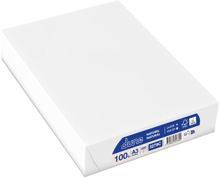 Produktbild Clairefontaine Universalpapier Dune, naturweiss (100 g/m², 500 x, A3)