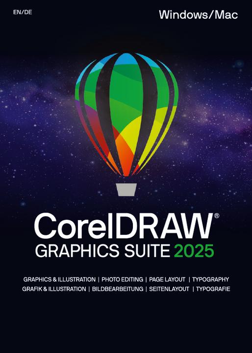 Corel CorelDRAW Graphics Suite 2025 (1 Utilisateur, Illimité)