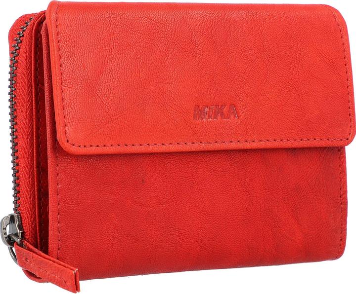 Immagine prodotto Mika Portafoglio da donna in pelle, colore: rosso