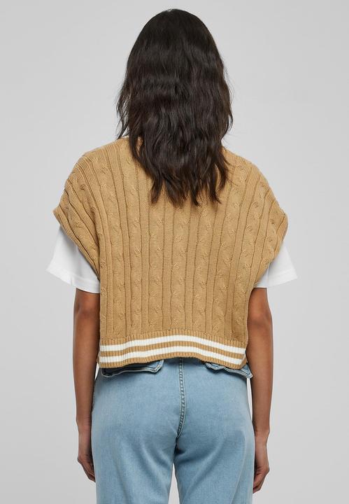 Image du produit Urban Classics Ladies Cropped Knit College Slipover (L)