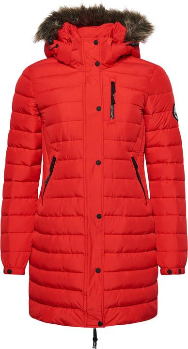 Immagine prodotto Superdry Piumino con cappuccio da donna in ecopelliccia (S)